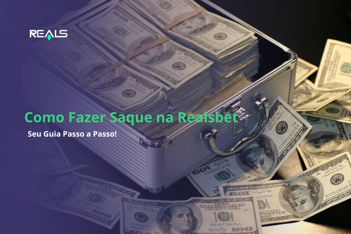 Como fazer saque na realsbet Seu guia passo a passo. Maleta com vários maços de dólares e notas de dólares sobre a mesa