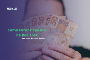 Guia passo a passo de como fazer depósito na Realsbet. Homem segurando várias notas de 50 reais